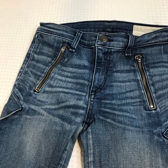 RAG AND BONE WOMENS SLIM FIT JEANS SIZE 27 - Picture 8 of 10